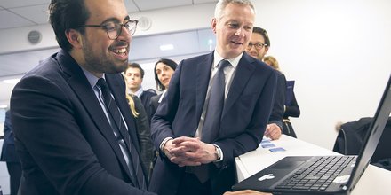 Mounir Mahjoubi et Bruno Le Maire