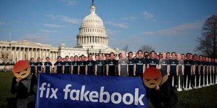 Avaaz, ONG, pétitions citoyennes, Washington, Capitole, Zuckerberg, Facebook, Cambridge Analytica, vie privée, données personnelles, manipulation politique, publicité, réseau social, Congrès des Etats-Unis, convocation,