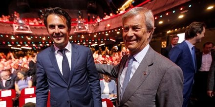 Vincent Bolloré et Yannick Bolloré