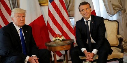 macron trump