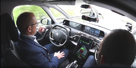 Voiture autonome groupe PSA