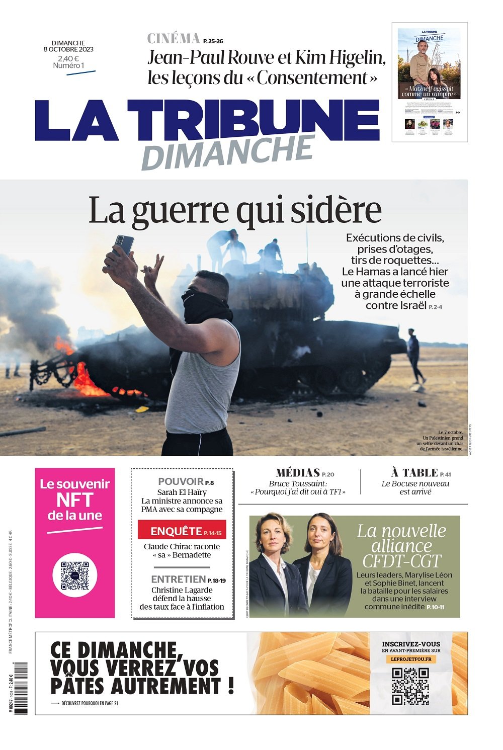 Journal La Tribune Dimanche Politique