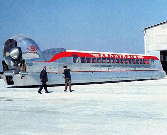 1966: l'aérotrain de l'ingénieur Bertin