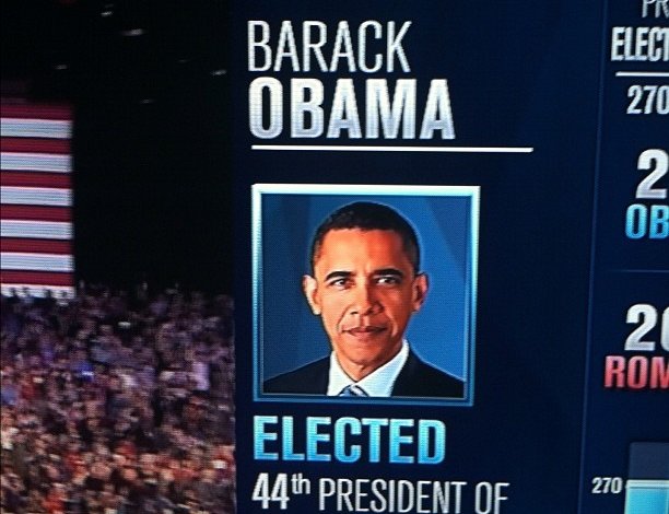 A 5h18 (heure française), la télévision américaine annonce la victoire d'Obama