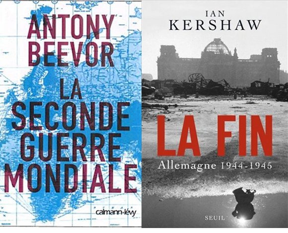 La Fin de Ian Kershaw, Seuil - 28 euros... et La seconde guerre mondiale d'Anthony Beevor - 28 e