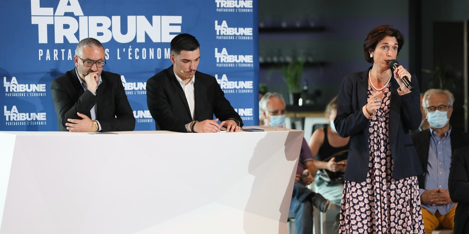 Sophie Garcia, la présidente du Medef Occitanie, a interpellé les candidats sur la première séquence du débat La Tribune.