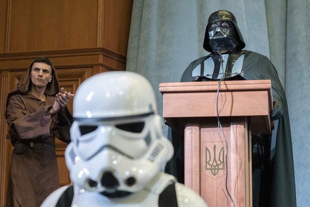 Dark Vador candidat à l'élection présidentielle en Ukraine