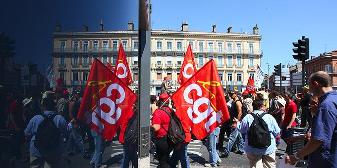 Manifestation du 24 juin 2010 contre la réforme des retraites à Toulouse