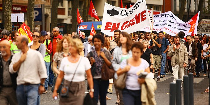 Manifestation du 7 septembre 2010 contre la réforme des retraites à Toulouse