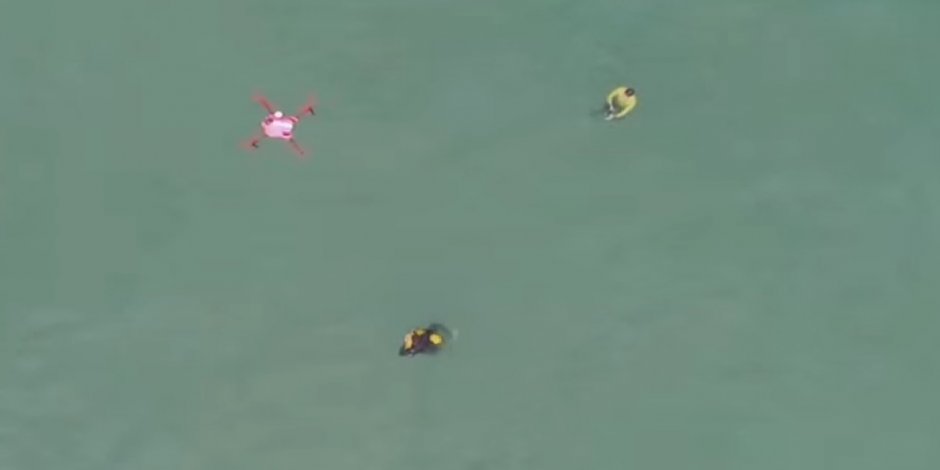 Le drone secouriste en mer
