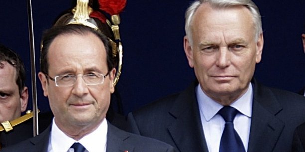 Fançois Hollande et son Premier ministre Jean-Marc Ayrault