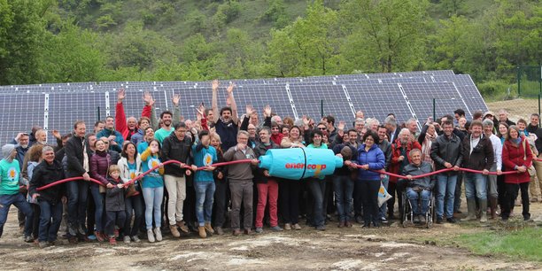 Enercoop a inauguré un parc solaire de 250 kilowatts-crêtes à Auterive dans le Gers.