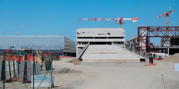 Le chantier du nouveau parc des expositions de Toulouse, au nord de la ville, est actuellement le plus gros chantier public en France.