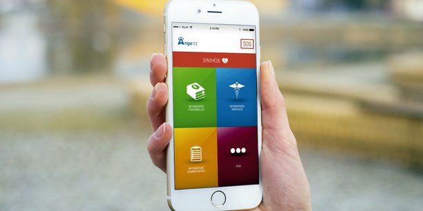 Ange 112 commercialise une application mobile rassemblant vos principales données de santé.