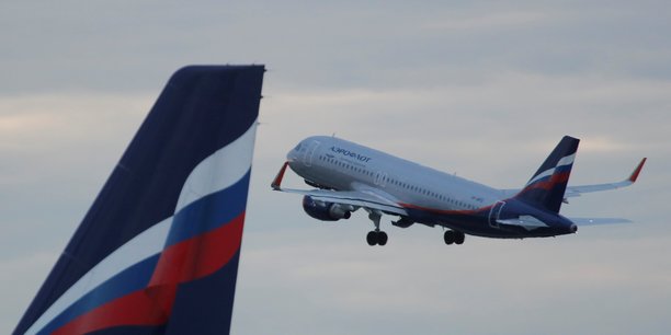La flotte d'Aeroflot, principale compagnie russe, est composée quasiment exclusivement d'Airbus et de Boeing.