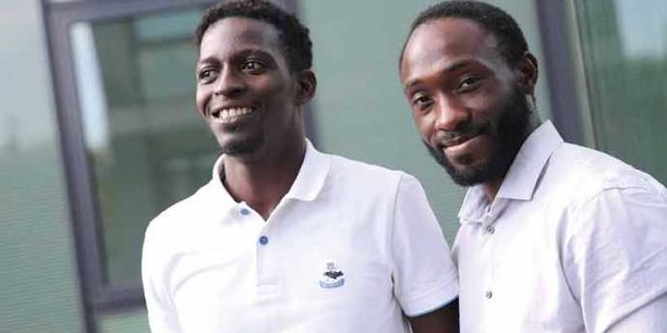 Le CEO et le président d'AFIA Care, Boubacar Sagna et Lassina Gbakalé. La startup lutte contre les carences de l'assurance maladie au Sénégal qui touchent jusqu'à 80% de la population.