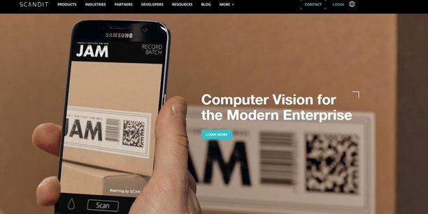 Scandit permet notamment de scanner des codes-barres pour récupérer des informations sur des colis.