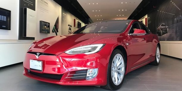 Modèle Tesla en exposition