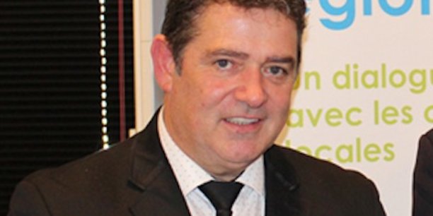 Didier Aldebert, maire de Vinassan