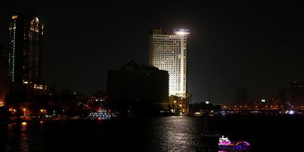 Vue de l'hôtel Grand Hyatt du Caire, en Egypte, 2017.