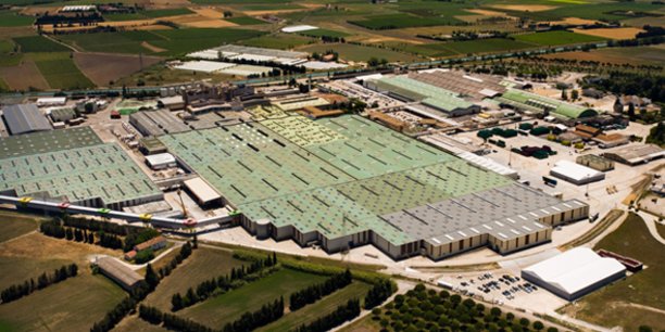 Le site de production de Perrier à Vergèze (30)