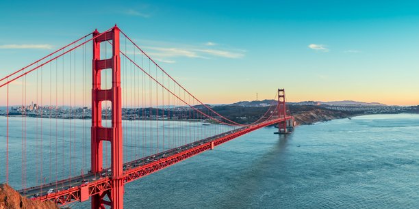 Le pont du Golden Gate est l'emblème de la ville de San Francisco.