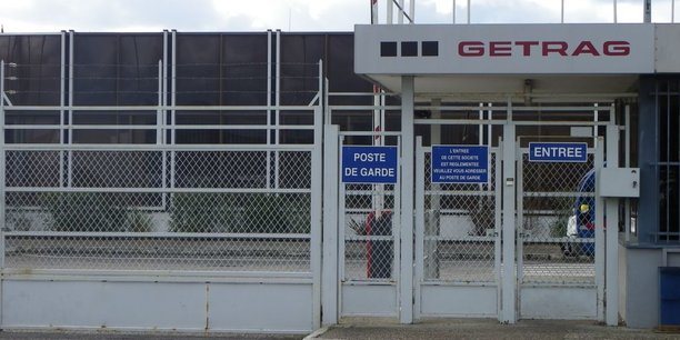 Une des entrées de l'usine Getrag Ford Transmissions à Blanquefort (Bordeaux Métropole).