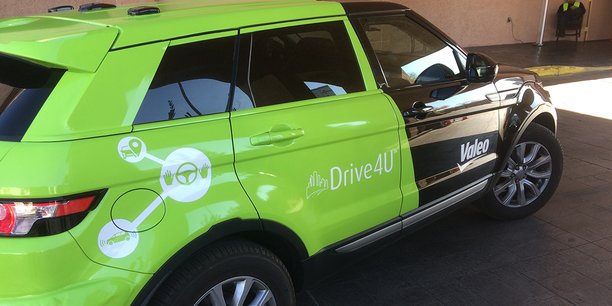 La voiture autonome de Valeo circule sur les routes de Las Vegas
