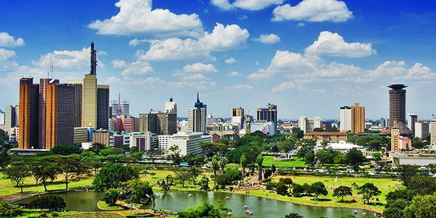 Vue de la capitale kényane, Nairobi.