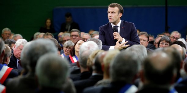 C'est à Grand Bourgtheroulde (Eure) qu'Emmanuel Macron s'est exprimé mardi dernier  devant des maires pour lancer le Grand débat.