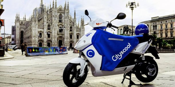 Avec 500 scooters, puis très bientôt un millier, Cityscoot devrait être le plus gros opérateur de Milan.