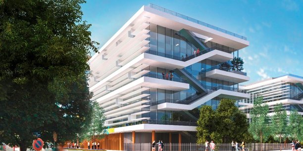 La plus importante transaction de l'année 2018 : 20 000 m² de bureaux dans l’ensemble Urban Garden à Lyon-Gerland, où Engie installera sa direction régionale en 2021.