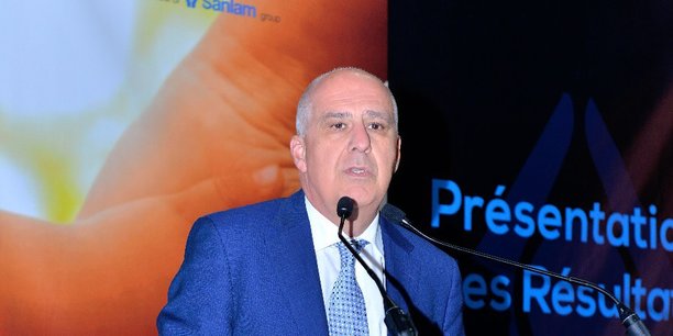 Christophe Buso, le directeur général de Saham Assurance lors de la présentation annuel des résultats 2018 de la filiale du groupe sud africain Sanlam