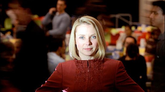 Marissa Mayer, la patron de Yahoo craint la prison en cas de divulgation d'information sur le programme de surveillance américain (Photo Reuters)