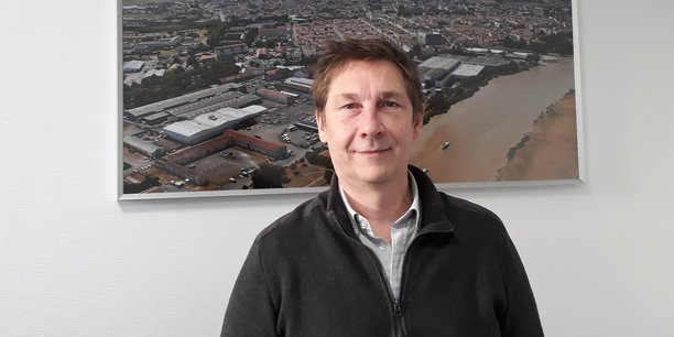 Christophe Betencourt, directeur du site Stelia Aerospace à Rochefort.
