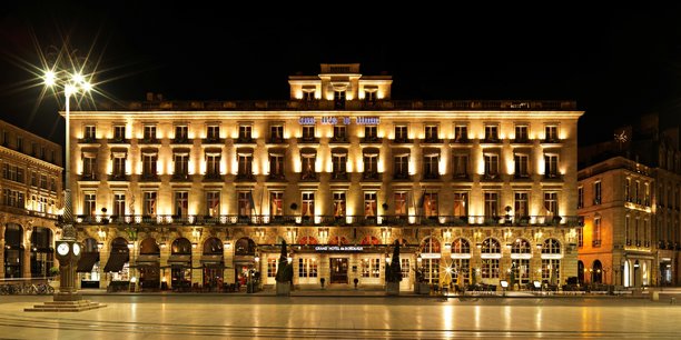 Les hôtels de Bordeaux Métropole (ici l'Intercontinental Bordeaux le Grand Hôtel) ont bénéficié de la hausse de la fréquentation touristique.