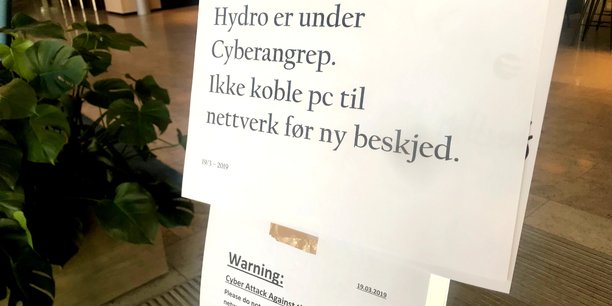 Le producteur d'aluminium norsk hydro victime d'une cyberattaque[reuters.com]