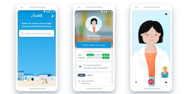 Valorisée plus d'un milliard de dollars, la startup française Doctolib a levé au total 266,5 millions de dollars (environ 235 millions d'euros) depuis sa création en 2013.
