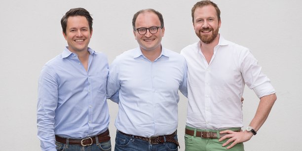 Les trois fondateurs de Raisin : Michael Stephan (directeur opérationnel), Tamaz Georgadze (directeur général), Frank Freund (directeur financier).
