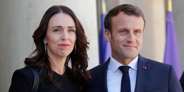 Jacinda Ardern, la Première ministre néo-zélandaise, était ce mercredi à Paris pour lancer l'appel de Christchurch, au côté d'Emmanuel Macron.