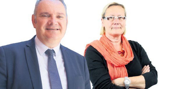 Christophe Berthier, président de L’Autre Cercle, et Catherine Tripon, porte-parole de l’association.