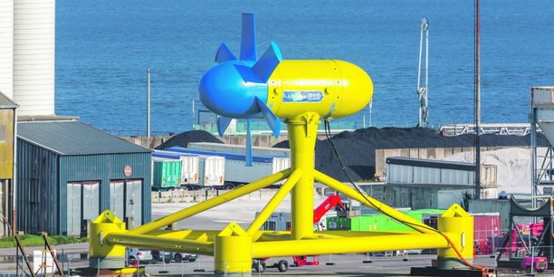 Sabrlla implantera un site d'assemblage d'hydrolienne sur le nouveau polder EMR du port de Brest.