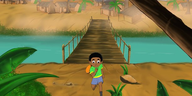 Le dessin animé La jungle de Jabu qui passe sur Gulli Africa.