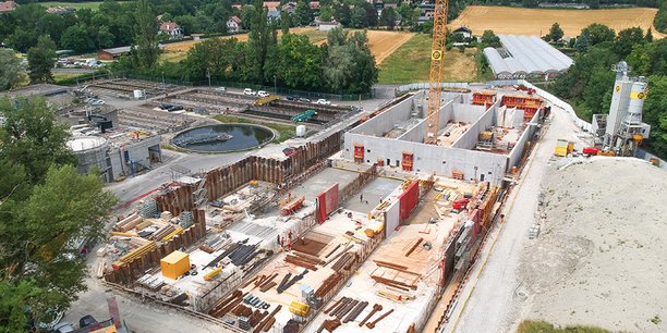 La station d'épuration de Villette réduira les micro polluants dans les eaux usées suisses et françaises.