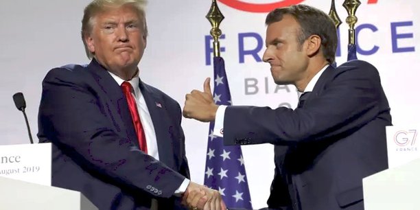 Macron en première ligne lors du dernier G7 à Biarritz.