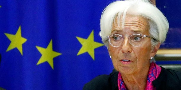 Christine Lagarde ce mercredi 4 septembre au Parlement européen.