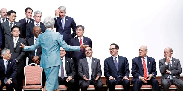 La réunion des ministres des Finances et gouverneurs de banques centrales du G20 à Fukuoka (Japon), en juin 2019. La photo parle d'elle-même.