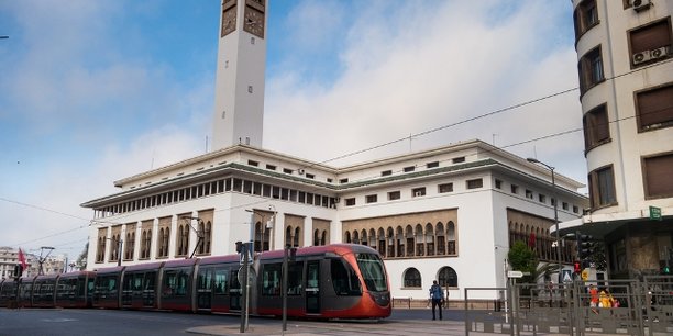Place de la wilaya de Casablanca, première métropole économique du Maroc.