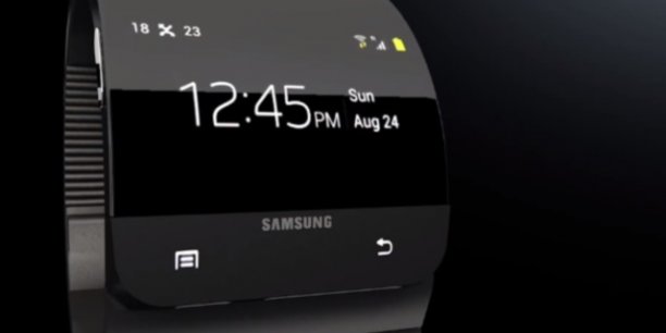 Photo concept de la futur montre connectée de Samsung / DR