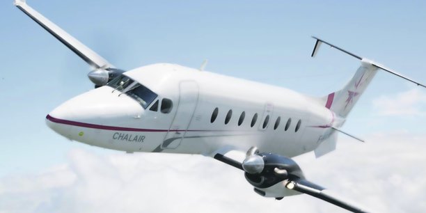 Un des appareils de la compagnie régionale Chalair, qui va relier Quimper à Orly les quatre prochaines années.